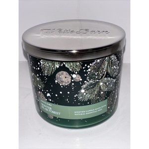 Bath & Body Works Winter Pear Forest White Barn 3 Wick Candle 14.5oz 2023 NEW